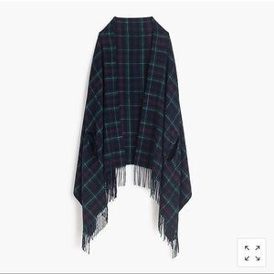 Plaid Cape Scarf J Crew